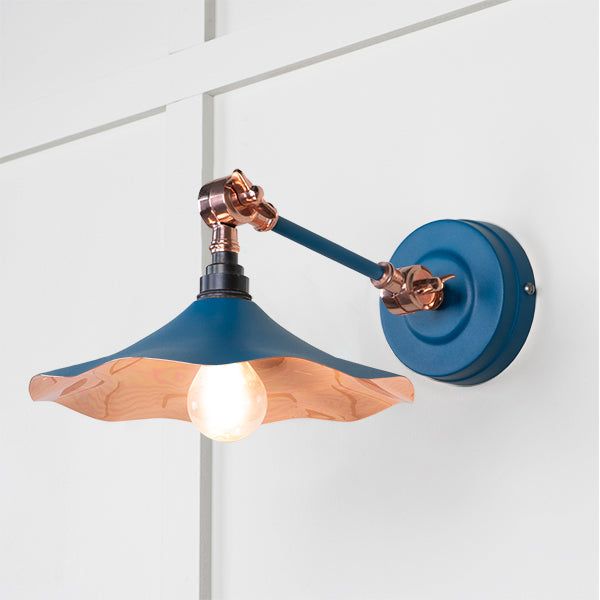 From The Anvil - Smooth Copper Flora Wall Light in Upstream - Smooth Copper  - 49723SU - Choice Handles