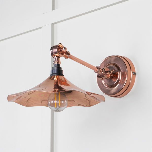 From The Anvil - Smooth Nickel Flora Wall Light - Smooth Nickel  - 49724
