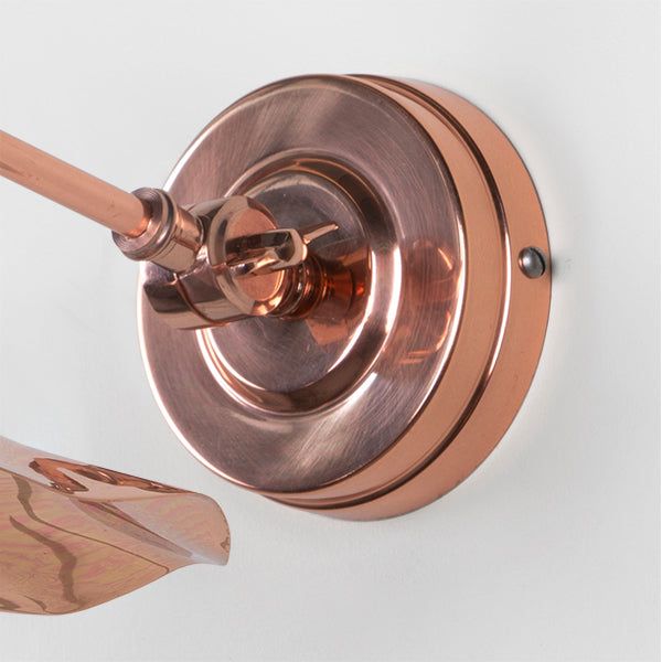 From The Anvil - Smooth Copper Flora Wall Light - Smooth Copper  - 49723 - Choice Handles