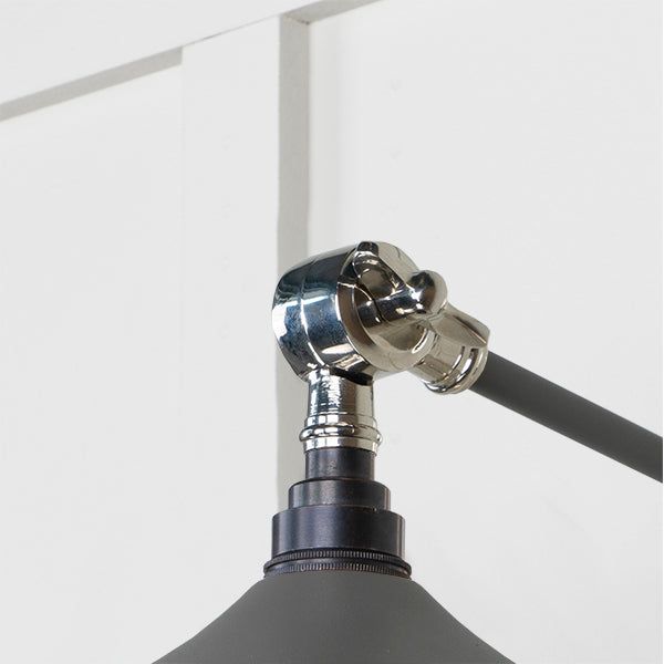 From The Anvil - Smooth Nickel Flora Wall Light in Bluff - Smooth Nickel  - 49724SBL
