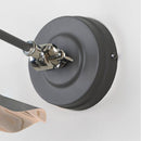 From The Anvil - Smooth Nickel Flora Wall Light in Bluff - Smooth Nickel  - 49724SBL - Choice Handles