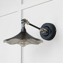 From The Anvil - Smooth Nickel Flora Wall Light in Flock - Smooth Nickel  - 49724SF - Choice Handles