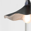 From The Anvil - Smooth Nickel Flora Wall Light in Elan Black - Smooth Nickel  - 49724SEB - Choice Handles