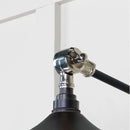 From The Anvil - Smooth Nickel Flora Wall Light in Elan Black - Smooth Nickel  - 49724SEB - Choice Handles