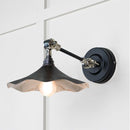 From The Anvil - Smooth Nickel Flora Wall Light in Elan Black - Smooth Nickel  - 49724SEB - Choice Handles