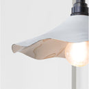 From The Anvil - Smooth Nickel Flora Wall Light in Flock - Smooth Nickel  - 49724SF - Choice Handles