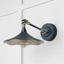 From The Anvil - Smooth Nickel Flora Wall Light in Soot - Smooth Nickel  - 49724SSO - Choice Handles