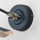 From The Anvil - Smooth Nickel Flora Wall Light in Soot - Smooth Nickel  - 49724SSO - Choice Handles