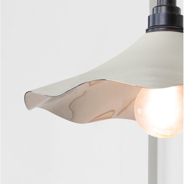 From The Anvil - Smooth Nickel Flora Wall Light in Teasel - Smooth Nickel  - 49724STE