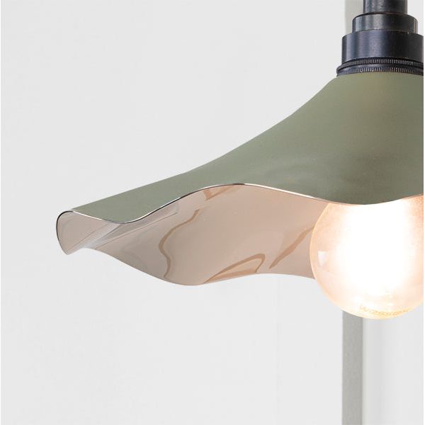 From The Anvil - Smooth Nickel Flora Wall Light in Tump - Smooth Nickel  - 49724STU