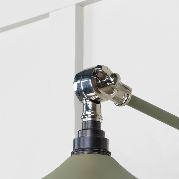 From The Anvil - Smooth Nickel Flora Wall Light in Tump - Smooth Nickel  - 49724STU