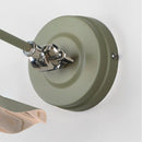 From The Anvil - Smooth Nickel Flora Wall Light in Tump - Smooth Nickel  - 49724STU - Choice Handles