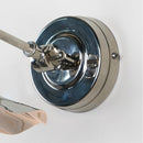 From The Anvil - Smooth Nickel Flora Wall Light - Smooth Nickel  - 49724 - Choice Handles