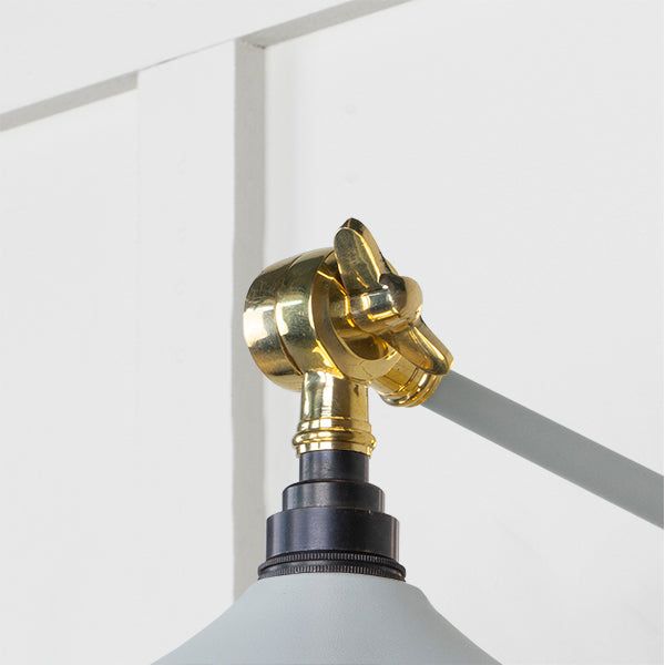 From The Anvil - Smooth Brass Flora Wall Light in Birch - Smooth Brass  - 49725SBI