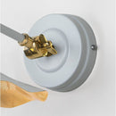 From The Anvil - Smooth Brass Flora Wall Light in Birch - Smooth Brass  - 49725SBI - Choice Handles