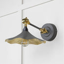 From The Anvil - Smooth Brass Flora Wall Light in Bluff - Smooth Brass  - 49725SBL - Choice Handles
