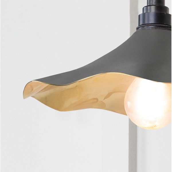 From The Anvil - Smooth Brass Flora Wall Light in Bluff - Smooth Brass  - 49725SBL - Choice Handles