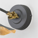 From The Anvil - Smooth Brass Flora Wall Light in Bluff - Smooth Brass  - 49725SBL - Choice Handles