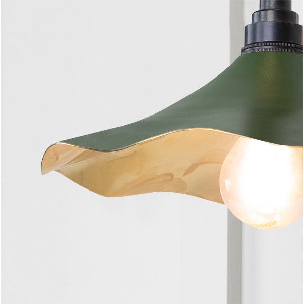 From The Anvil - Smooth Brass Flora Wall Light in Heath - Smooth Brass  - 49725SH