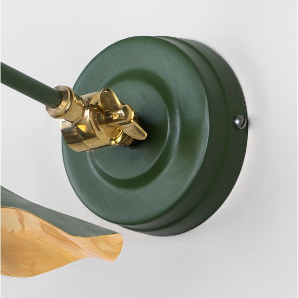 From The Anvil - Smooth Brass Flora Wall Light in Heath - Smooth Brass  - 49725SH