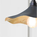 From The Anvil - Smooth Brass Flora Wall Light in Slate - Smooth Brass  - 49725SSL - Choice Handles