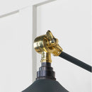 From The Anvil - Smooth Brass Flora Wall Light in Soot - Smooth Brass  - 49725SSO - Choice Handles