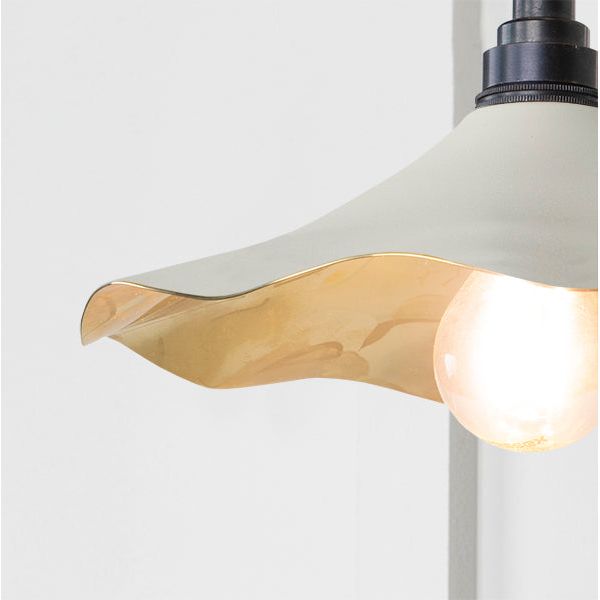 From The Anvil - Smooth Brass Flora Wall Light in Teasel - Smooth Brass  - 49725STE