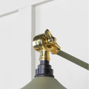 From The Anvil - Smooth Brass Flora Wall Light in Tump - Smooth Brass  - 49725STU - Choice Handles