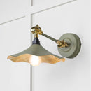 From The Anvil - Smooth Brass Flora Wall Light in Tump - Smooth Brass  - 49725STU - Choice Handles