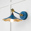 From The Anvil - Smooth Brass Flora Wall Light in Upstream - Smooth Brass  - 49725SU - Choice Handles