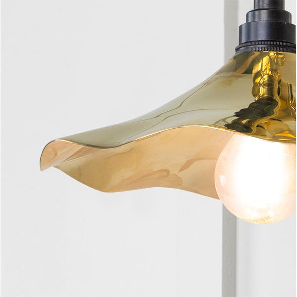 From The Anvil - Smooth Brass Flora Wall Light - Smooth Brass  - 49725