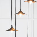 From The Anvil - Smooth Copper Flora Cluster Pendant in Elan Black - Smooth Copper  - 49726SEB - Choice Handles
