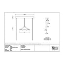 From The Anvil - Smooth Copper Flora Cluster Pendant in Flock - Smooth Copper  - 49726SF - Choice Handles