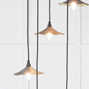 From The Anvil - Smooth Brass Flora Cluster Pendant in Bluff - Smooth Brass  - 49728SBL - Choice Handles