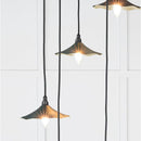 From The Anvil - Smooth Brass Flora Cluster Pendant in Dingle - Smooth Brass  - 49728SDI - Choice Handles
