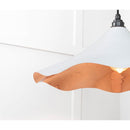 From The Anvil - Smooth Copper Flora Pendant in Birch - Smooth Copper  - 49729SBI - Choice Handles