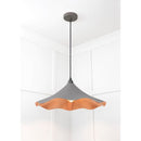 From The Anvil - Smooth Copper Flora Pendant in Bluff - Smooth Copper  - 49729SBL - Choice Handles