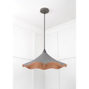 From The Anvil - Smooth Copper Flora Pendant in Bluff - Smooth Copper  - 49729SBL - Choice Handles