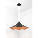 From The Anvil - Smooth Copper Flora Pendant in Elan Black - Smooth Copper  - 49729SEB - Choice Handles