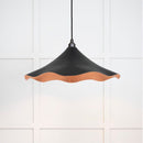 From The Anvil - Smooth Copper Flora Pendant in Elan Black - Smooth Copper  - 49729SEB - Choice Handles
