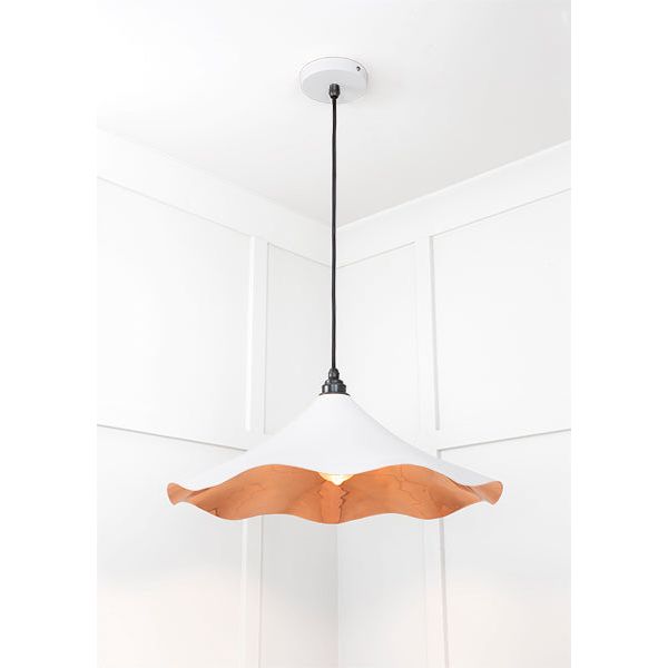 From The Anvil - Smooth Copper Flora Pendant in Flock - Smooth Copper  - 49729SF - Choice Handles