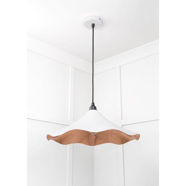 From The Anvil - Smooth Copper Flora Pendant in Flock - Smooth Copper  - 49729SF - Choice Handles