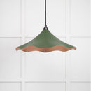 From The Anvil - Smooth Copper Flora Pendant in Slate - Smooth Copper  - 49729SSL - Choice Handles