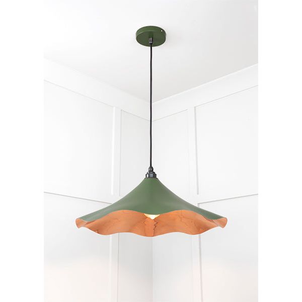 From The Anvil - Smooth Copper Flora Pendant in Heath - Smooth Copper  - 49729SH - Choice Handles