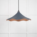 From The Anvil - Smooth Copper Flora Pendant in Soot - Smooth Copper  - 49729SSO - Choice Handles