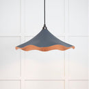 From The Anvil - Smooth Copper Flora Pendant in Slate - Smooth Copper  - 49729SSL - Choice Handles