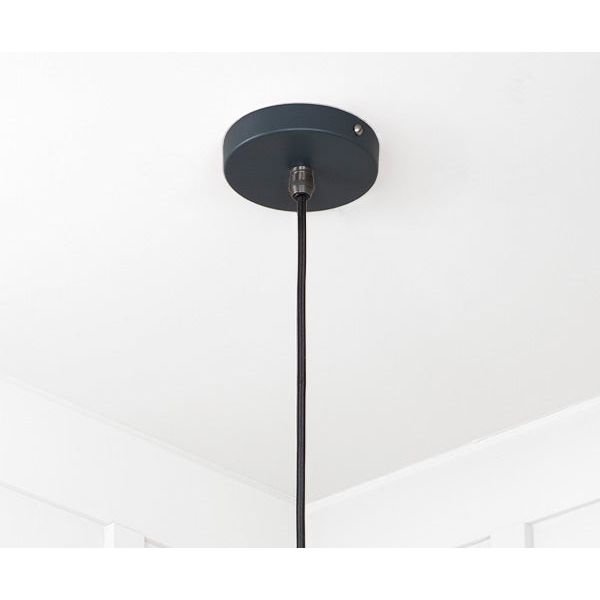 From The Anvil - Smooth Copper Flora Pendant in Soot - Smooth Copper  - 49729SSO - Choice Handles