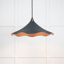 From The Anvil - Smooth Copper Flora Pendant in Soot - Smooth Copper  - 49729SSO - Choice Handles