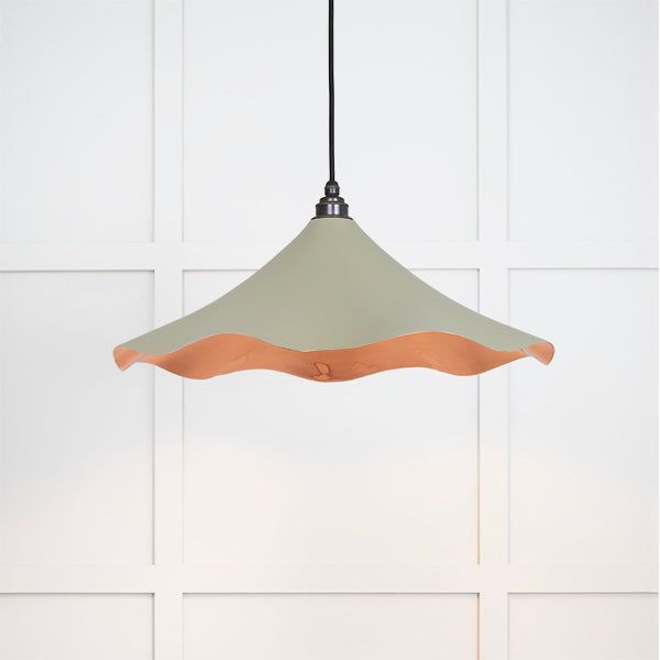 From The Anvil - Smooth Copper Flora Pendant in Tump - Smooth Copper  - 49729STU - Choice Handles