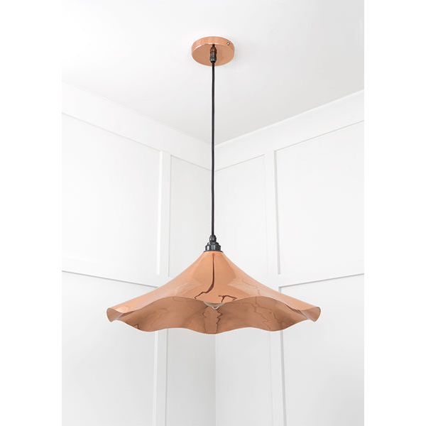 From The Anvil - Smooth Copper Flora Pendant - Smooth Copper  - 49729 - Choice Handles
